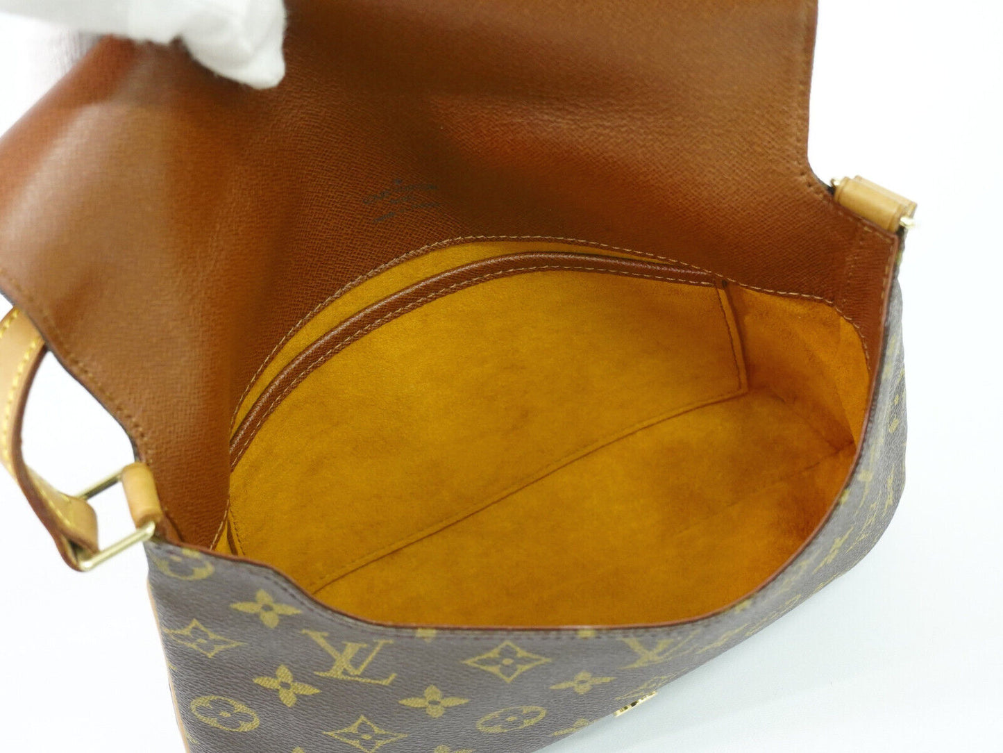 Louis Vuitton Musette Tango Brown Canvas Shoulder Bag