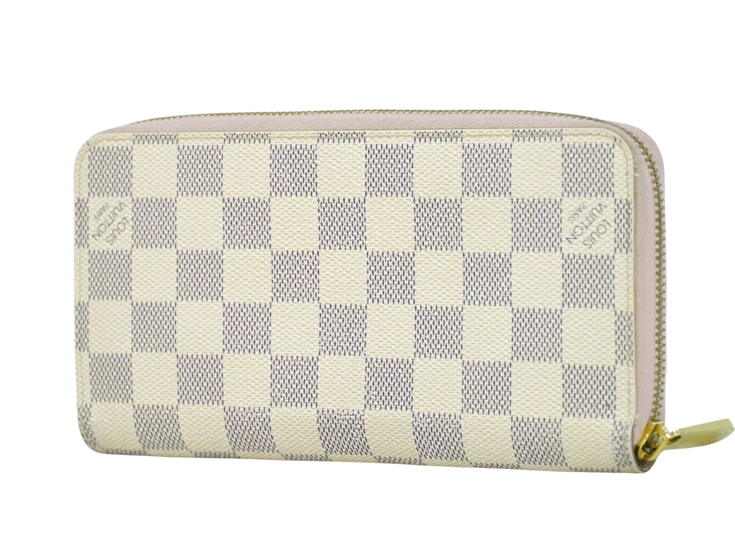 Louis Vuitton Portefeuille zippy White Canvas Wallet Accessories