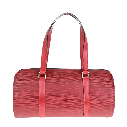 Louis Vuitton Soufflot Red Leather Shoulder Bag