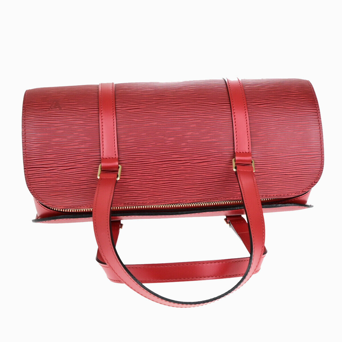 Louis Vuitton Soufflot Red Leather Shoulder Bag