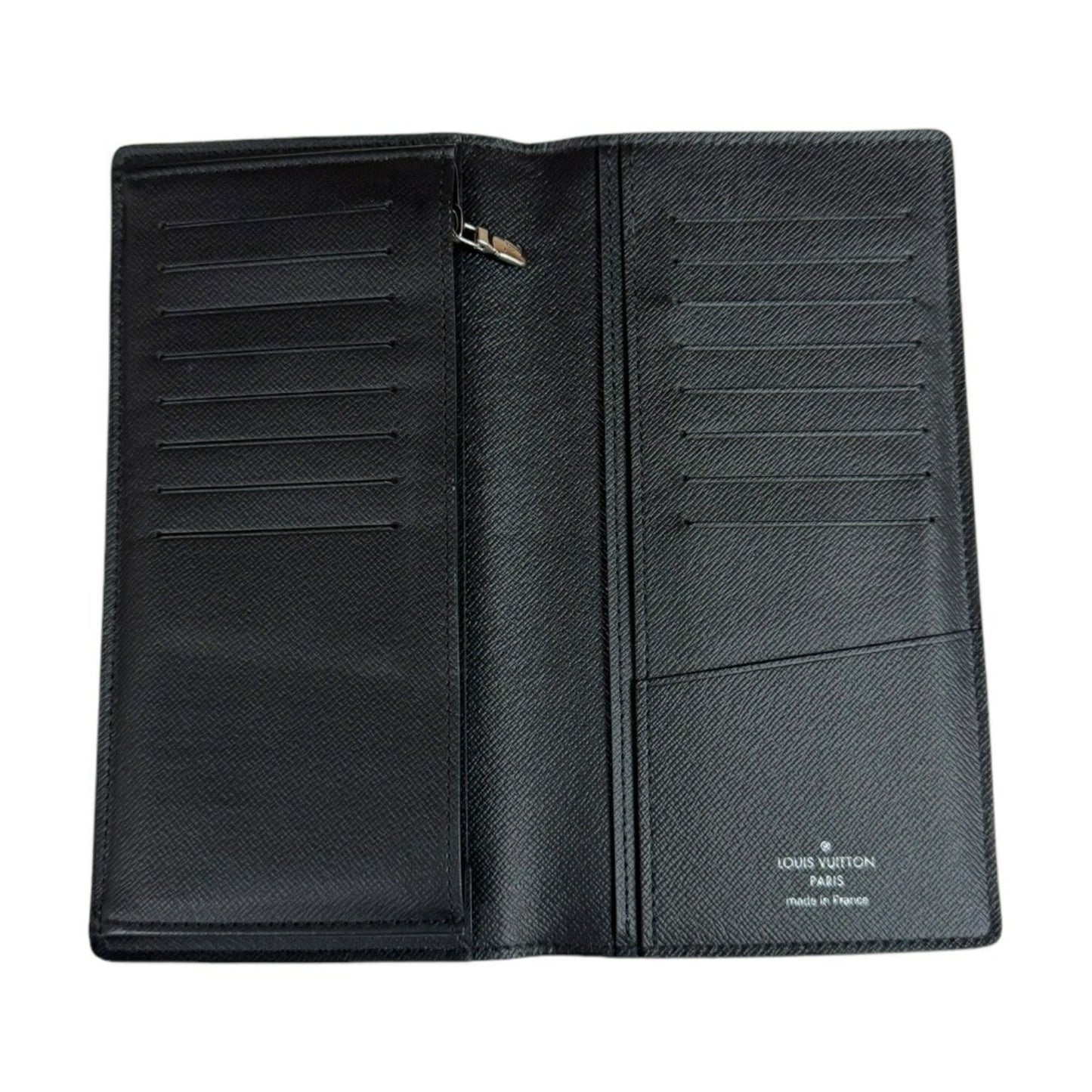 Louis Vuitton Brazza Black Leather Wallet Accessories