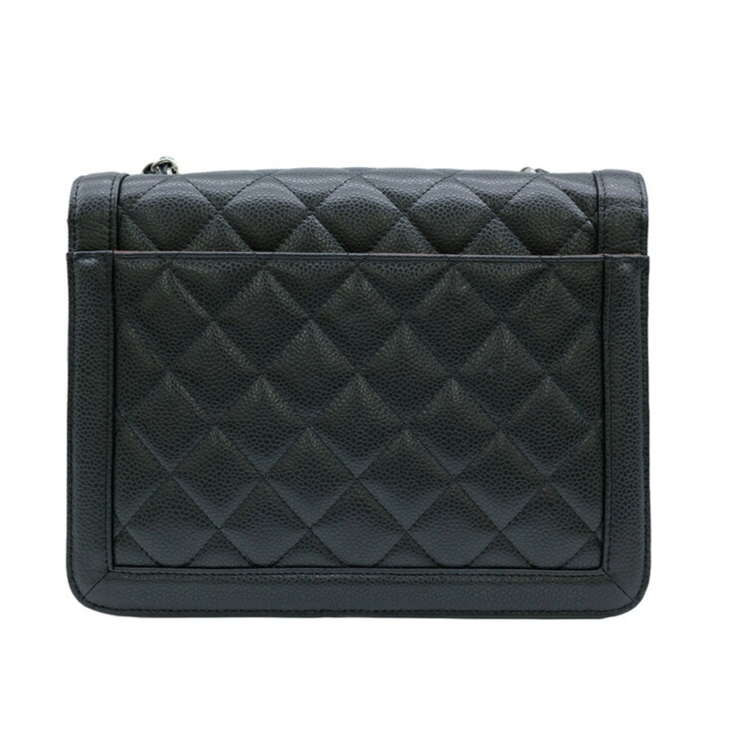 Chanel 2,55 Black Leather Shoulder Bag