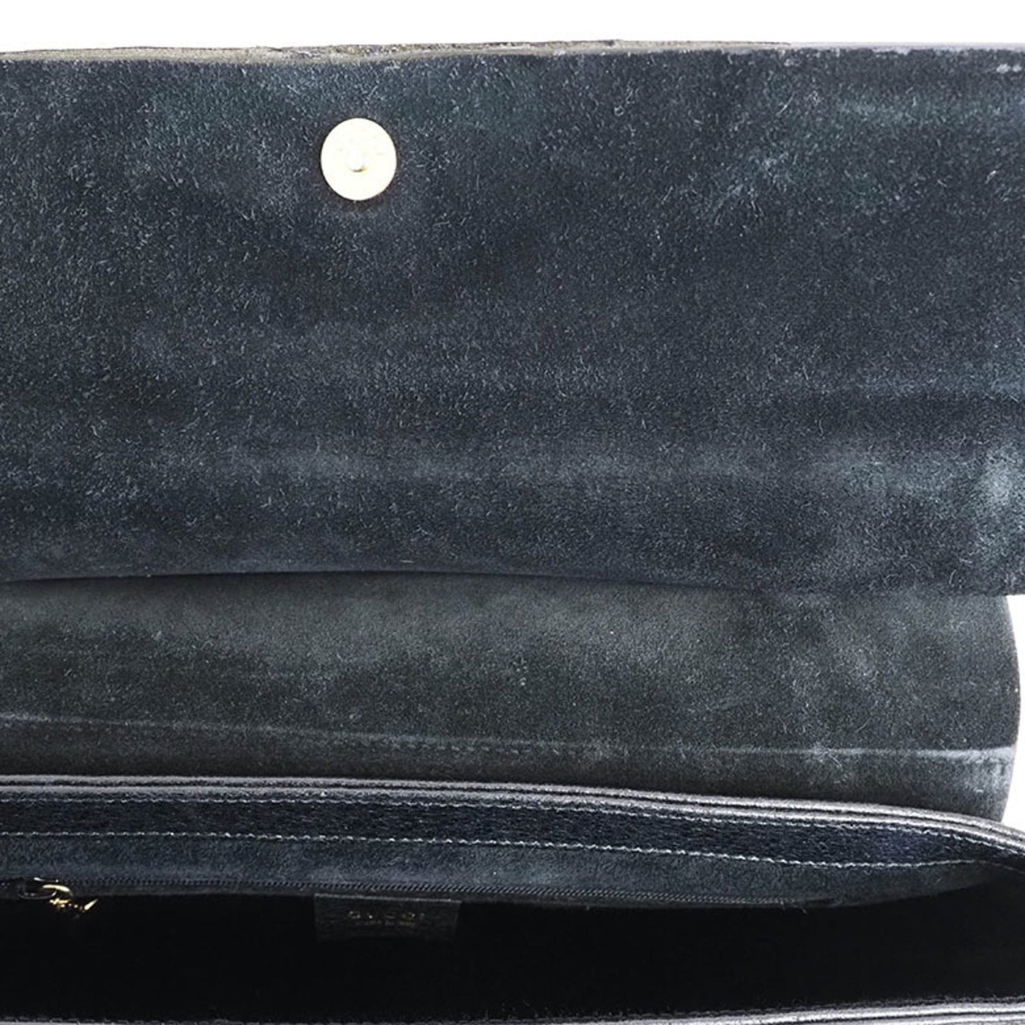 Gucci Bamboo Black Leather Hand Bag