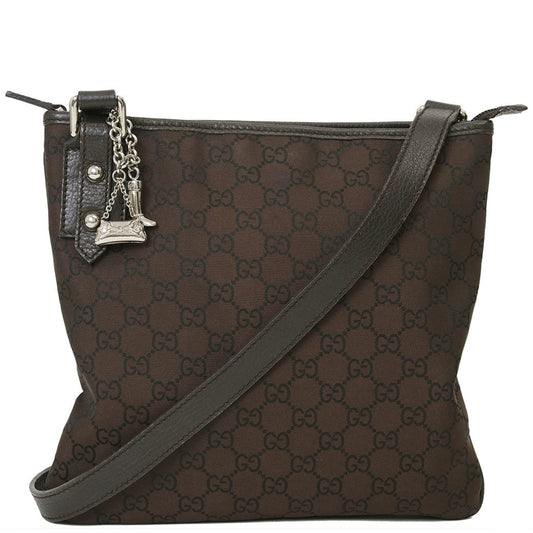 Gucci Brown Canvas Shoulder Bag