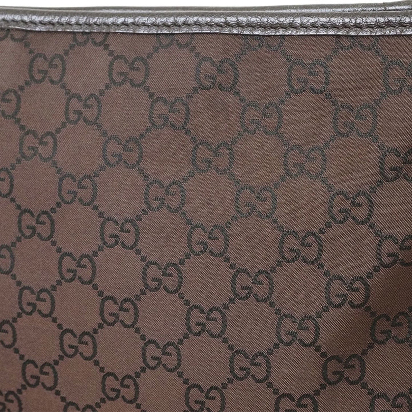 Gucci Brown Canvas Shoulder Bag