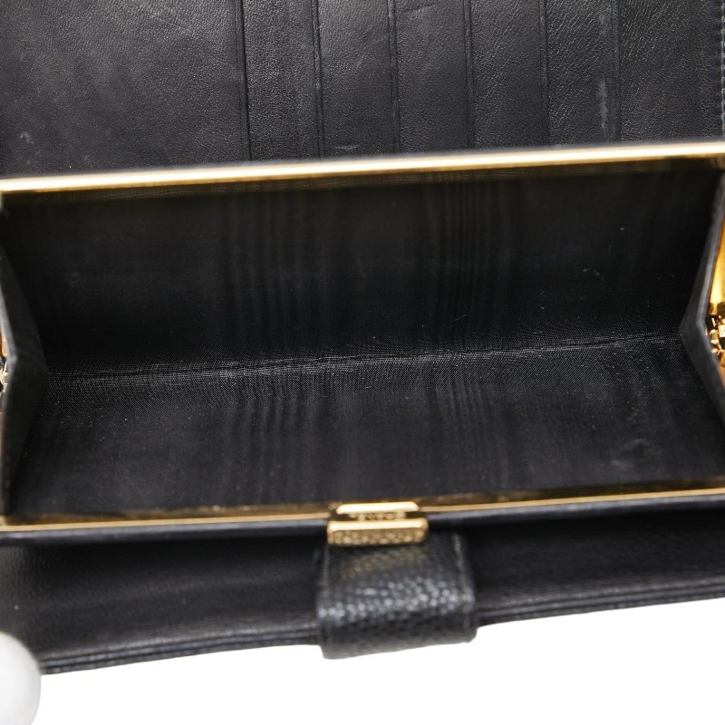 Chanel Logo CC Black Leather Wallet Accessories