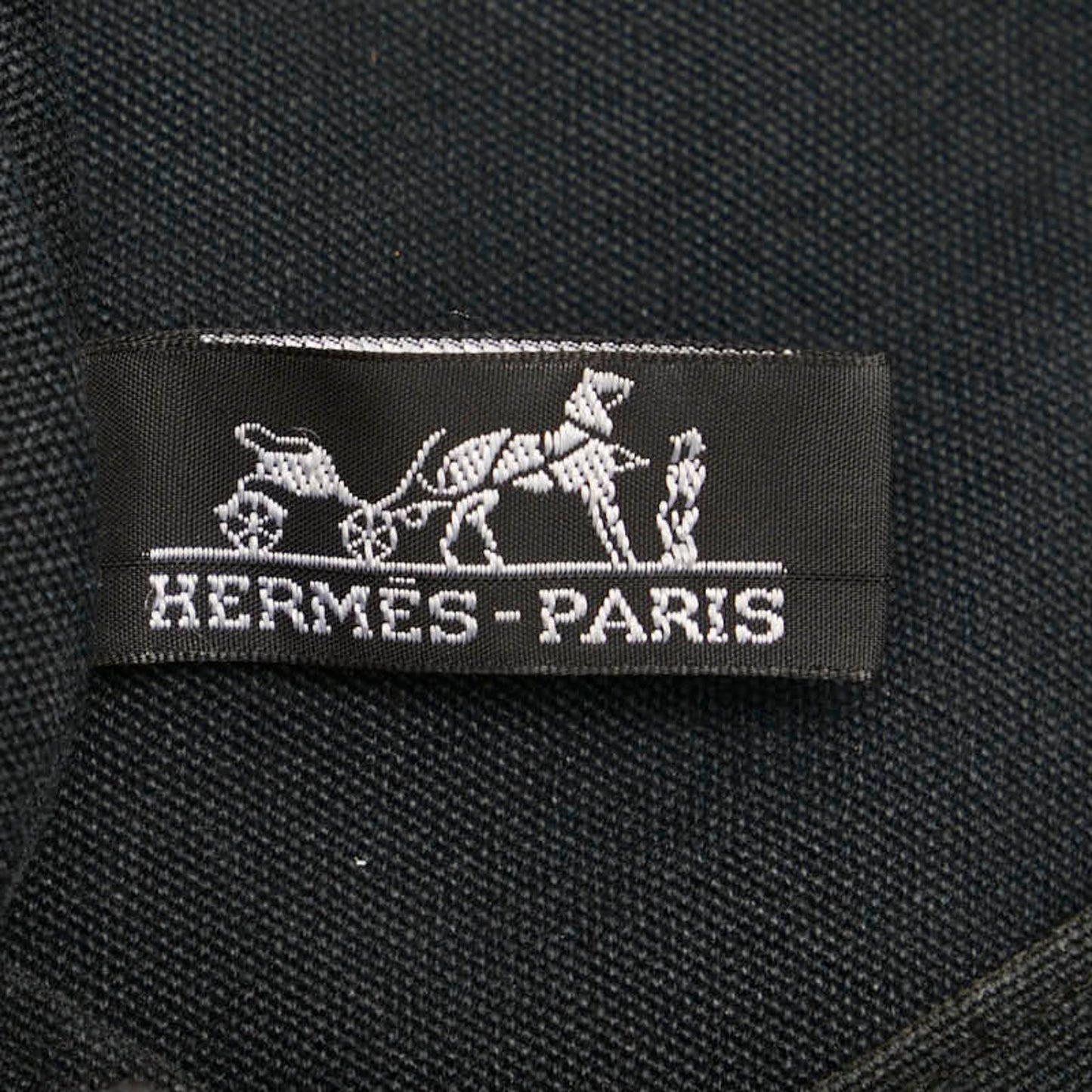 Hermès Fourre tout Black Canvas Hand Bag