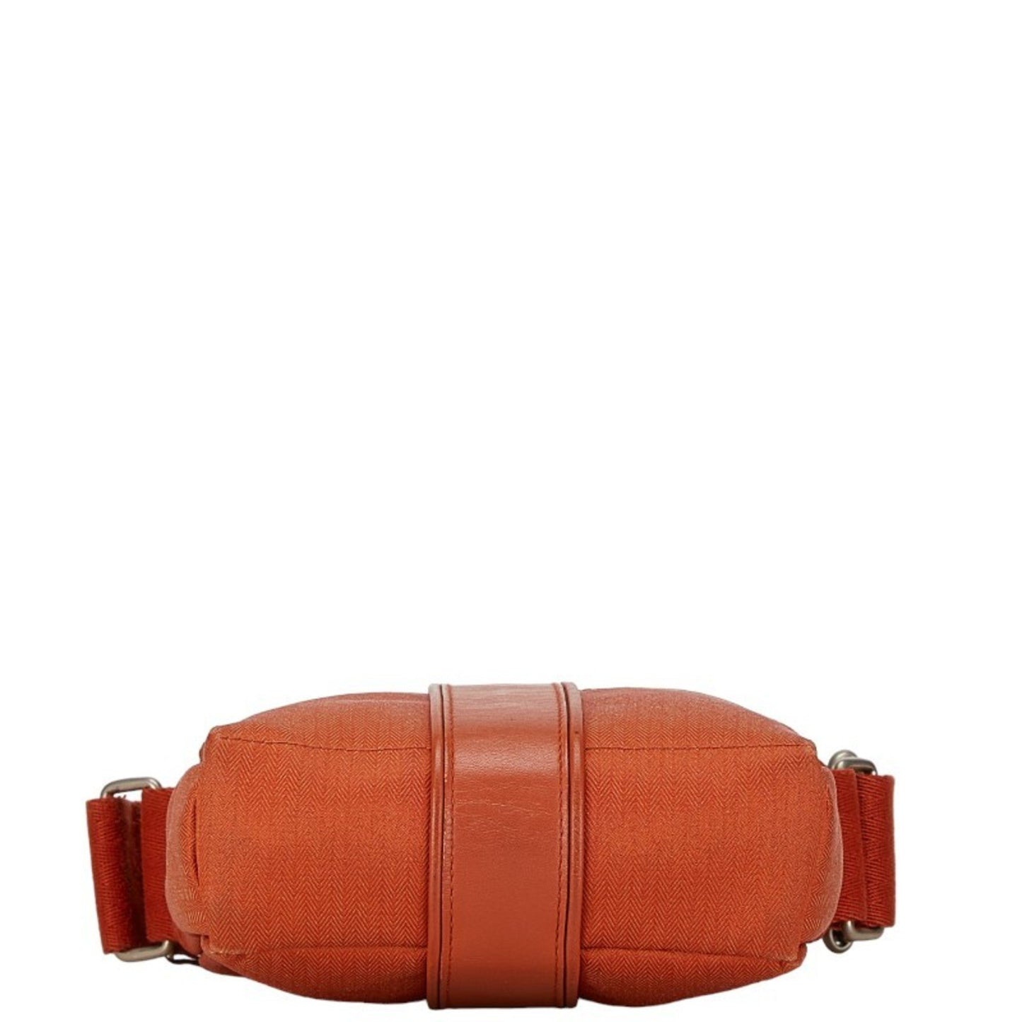 Hermès Acapulco Orange Canvas Shoulder Bag