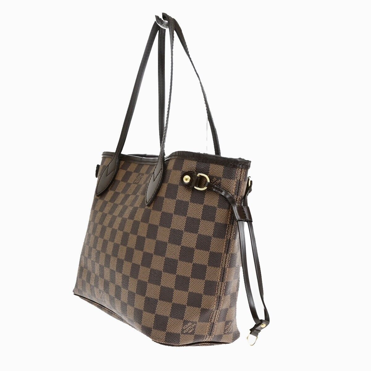 Louis Vuitton Neverfull PM Brown Canvas Tote Bag