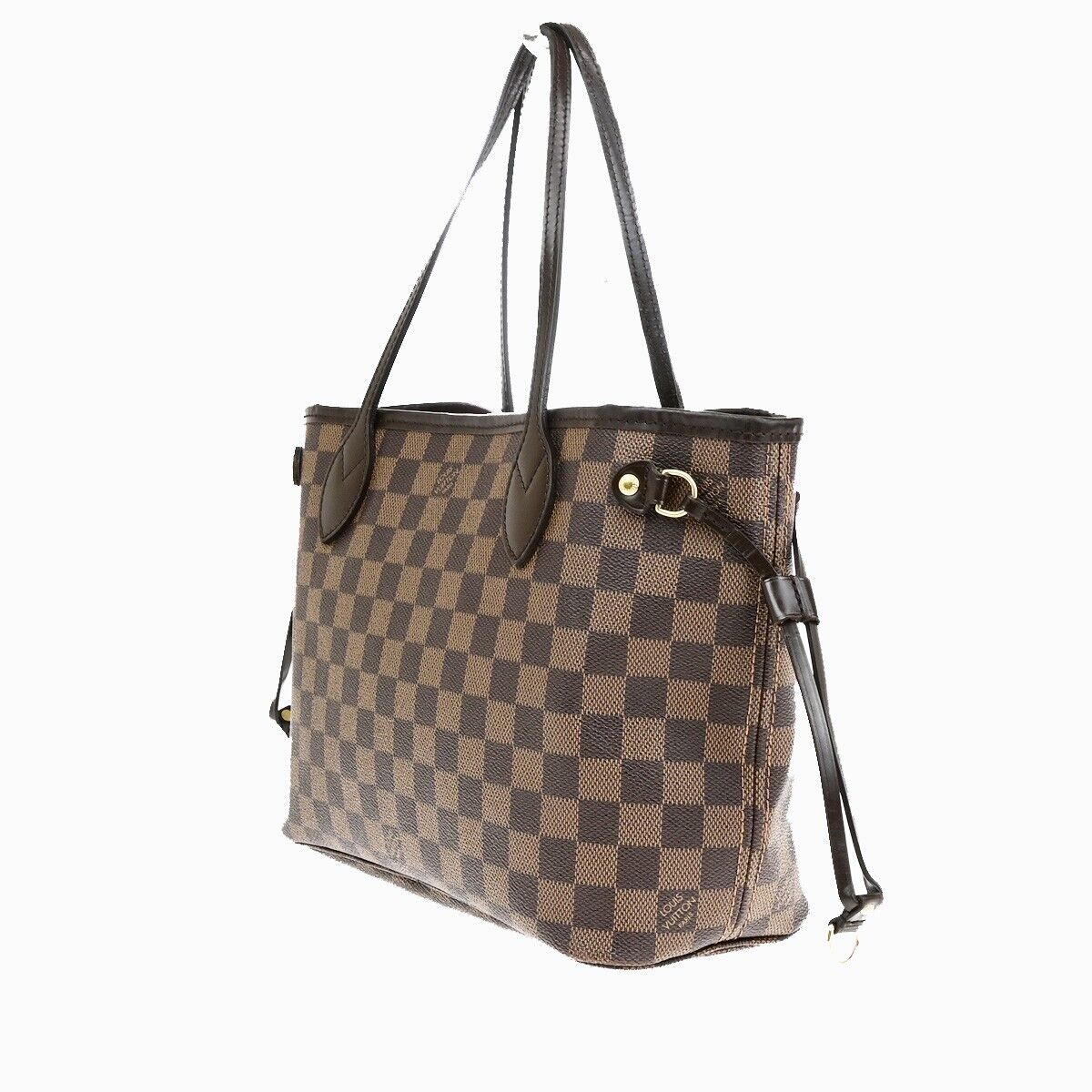 Louis Vuitton Neverfull PM Brown Canvas Tote Bag