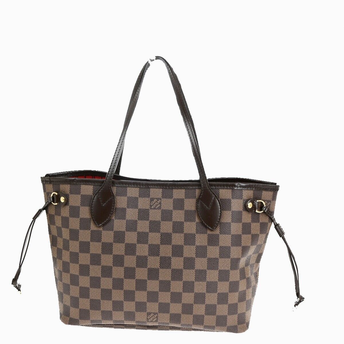 Louis Vuitton Neverfull PM Brown Canvas Tote Bag