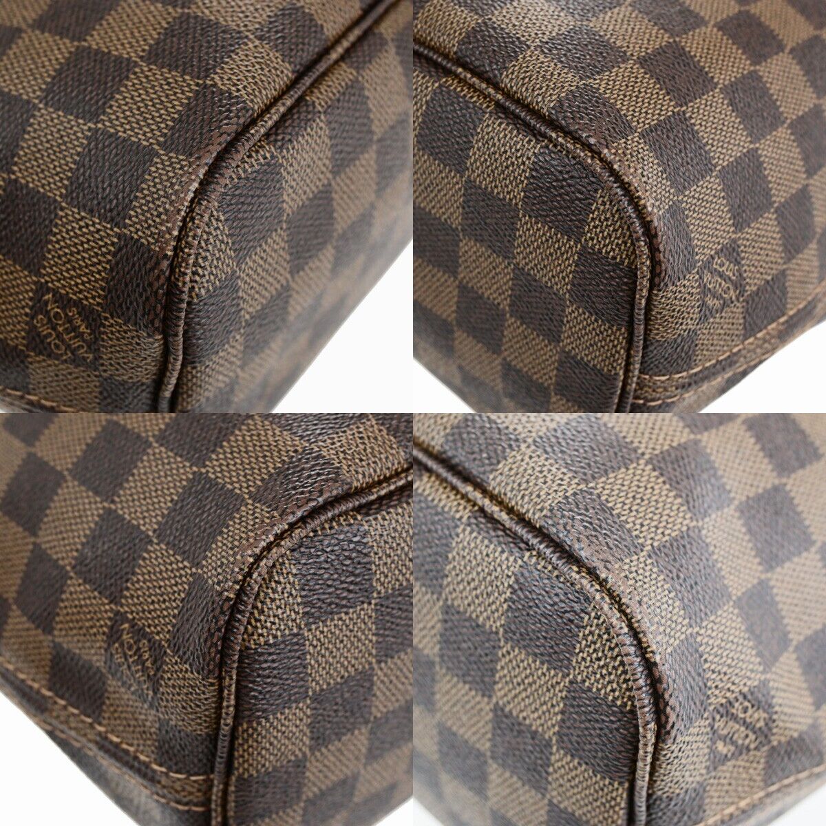 Louis Vuitton Neverfull PM Brown Canvas Tote Bag