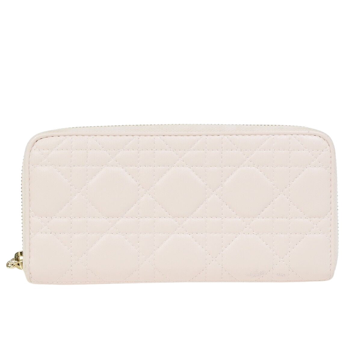 Dior Lady Dior Pink Leather Wallet Accessories