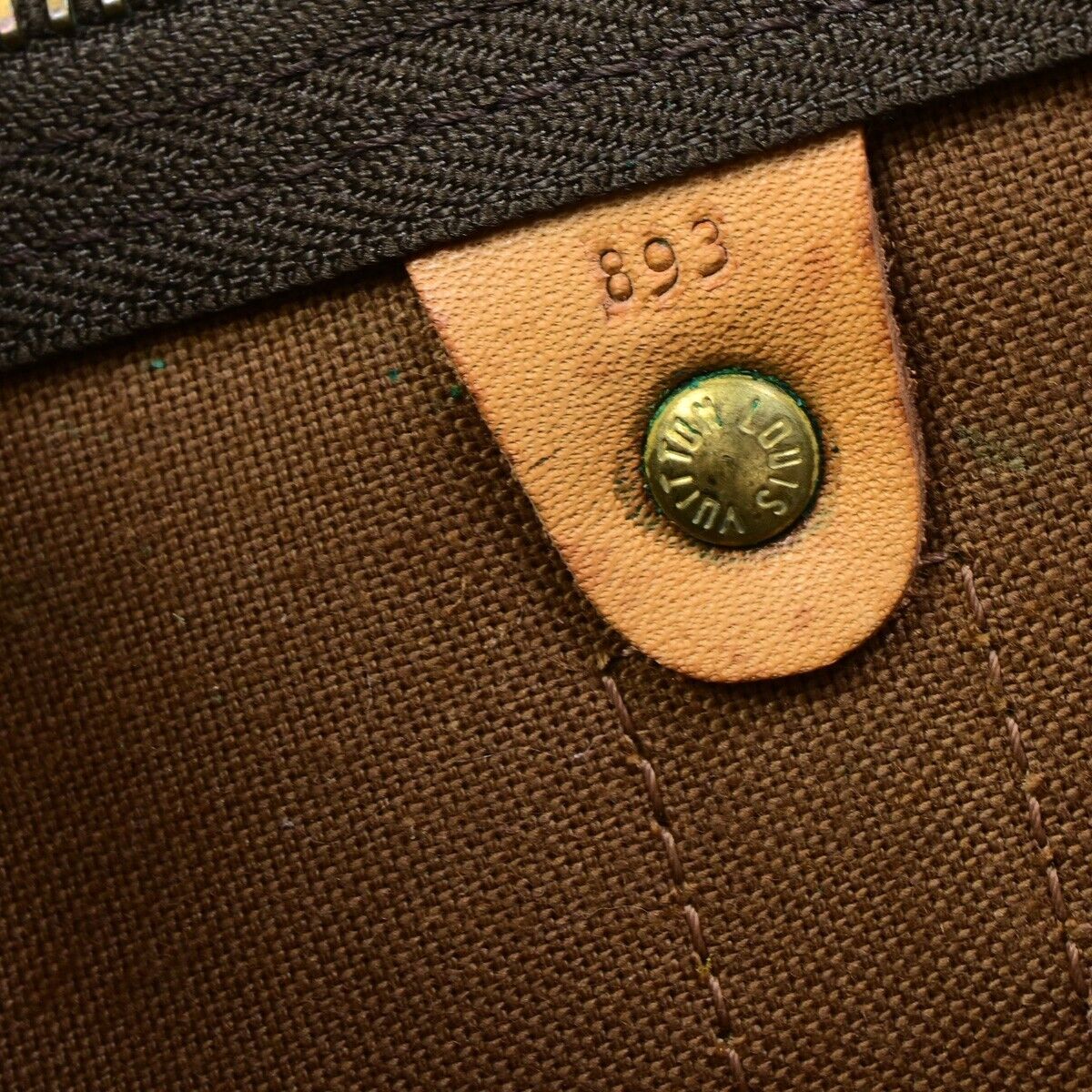 Louis Vuitton Keepall Bandoulière 60 Brown Canvas Travel Bag