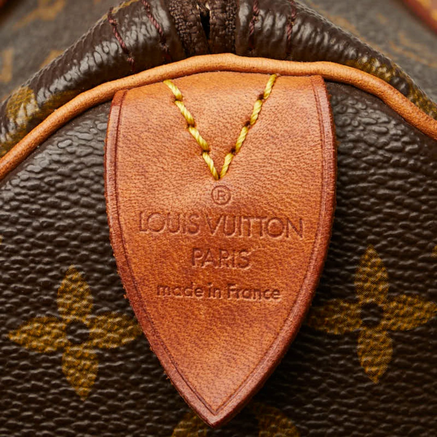 Louis Vuitton Speedy 35 Brown Canvas Hand Bag