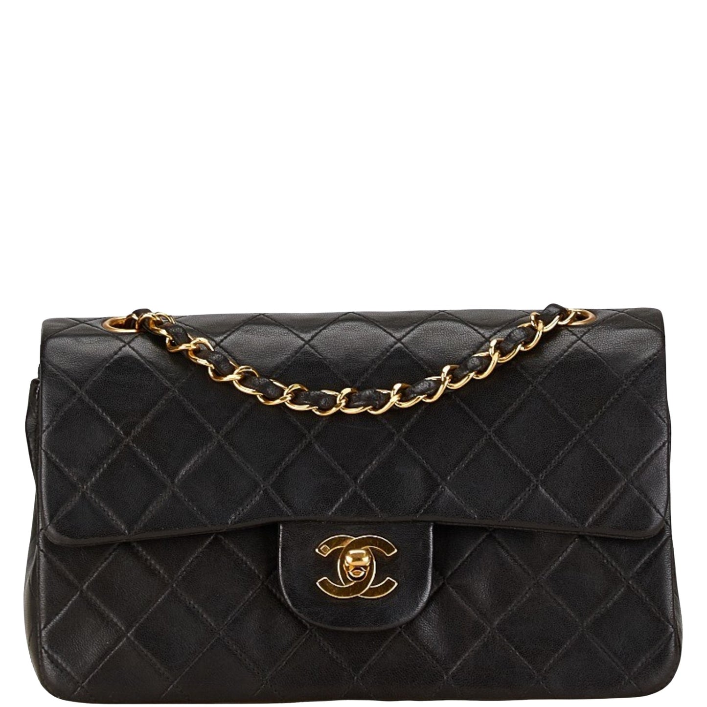 Chanel Timeless Black Leather Shoulder Bag