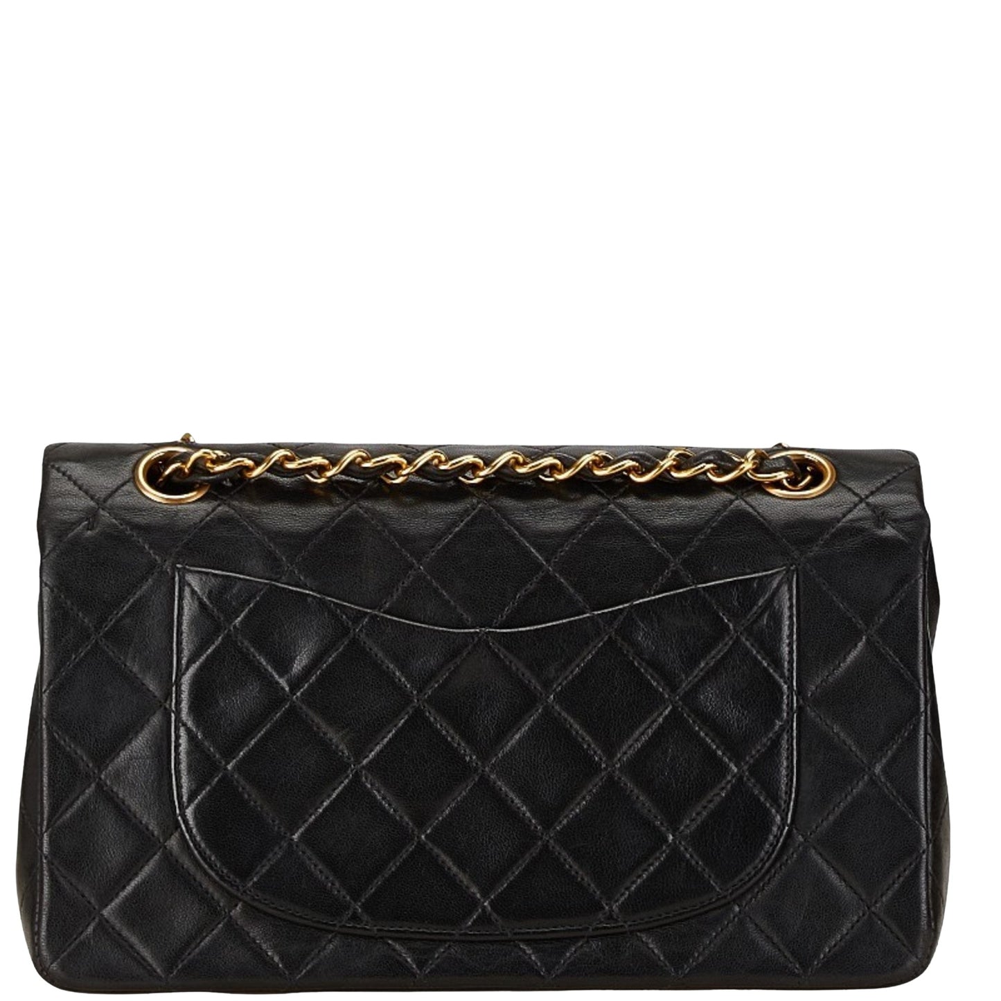 Chanel Timeless Black Leather Shoulder Bag