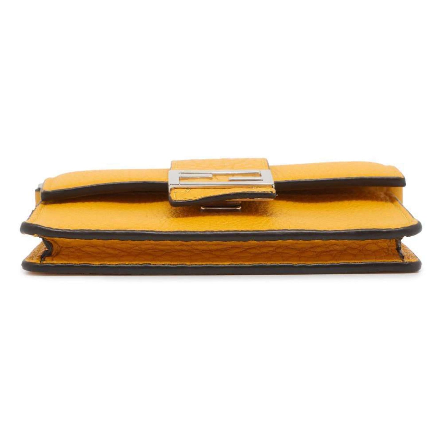 Fendi Mamma Baguette Yellow Leather Wallet Accessories