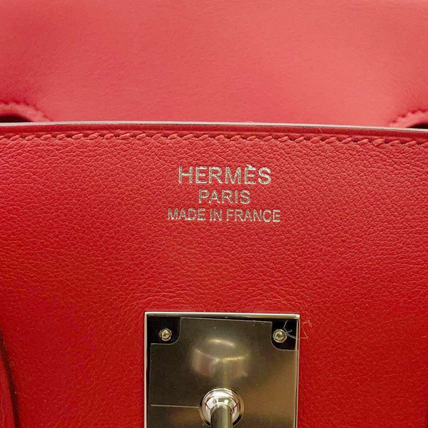 Hermès Birkin 35 Red Leather Hand Bag