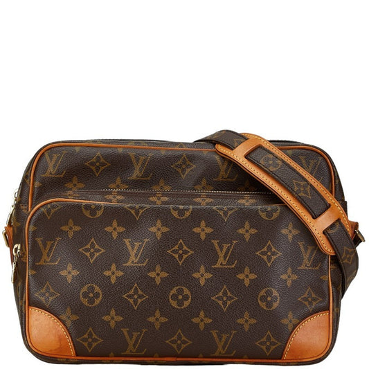 Louis Vuitton Nile Brown Canvas Shoulder Bag