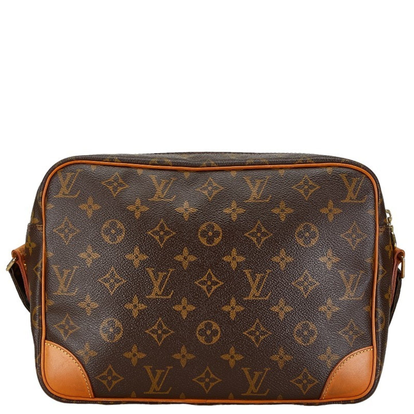 Louis Vuitton Nile Brown Canvas Shoulder Bag