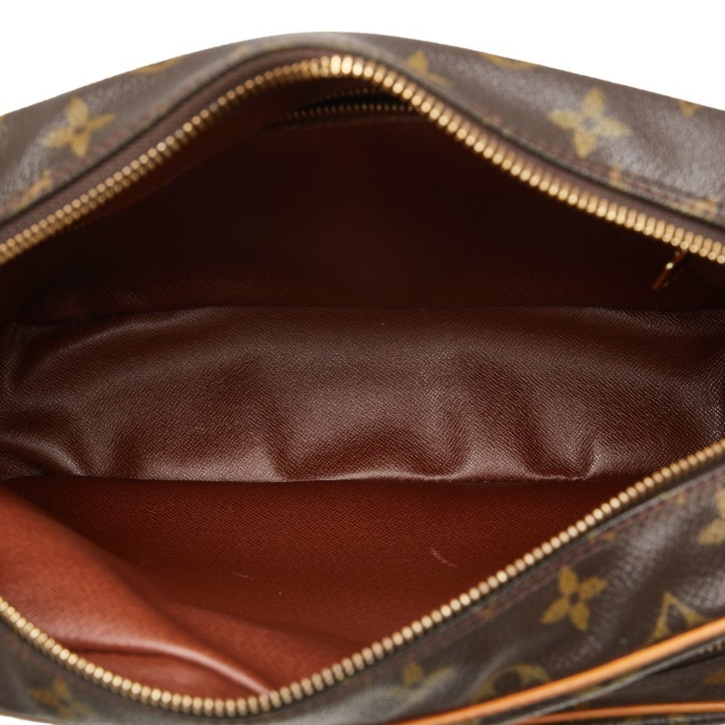 Louis Vuitton Nile Brown Canvas Shoulder Bag