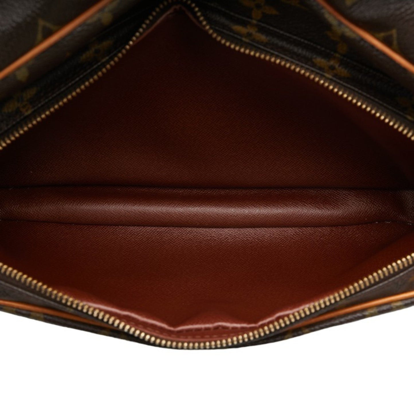 Louis Vuitton Nile Brown Canvas Shoulder Bag