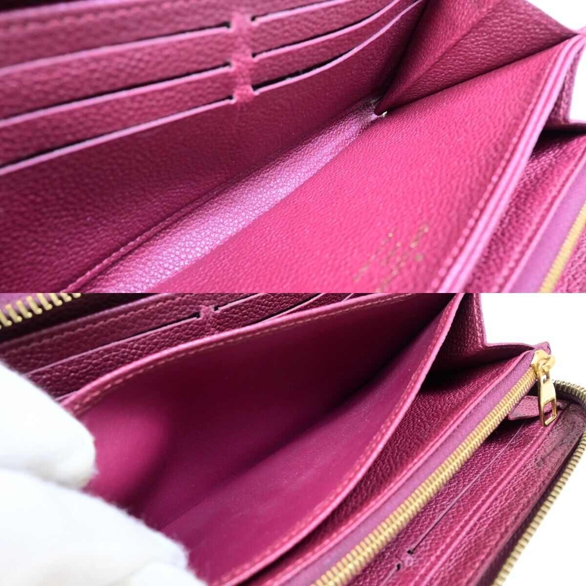 Louis Vuitton Zippy wallet Burgundy Leather Wallet Accessories