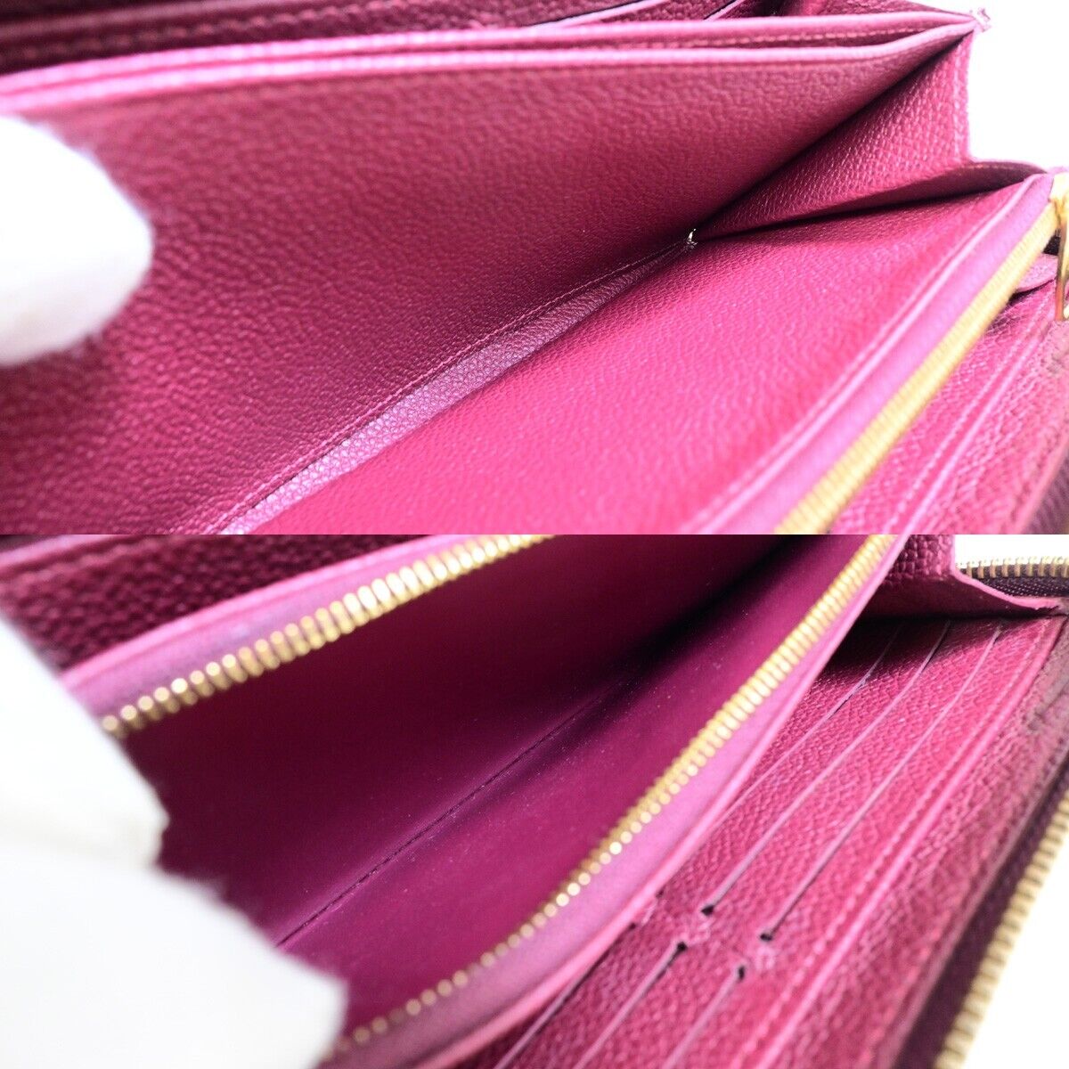 Louis Vuitton Zippy wallet Burgundy Leather Wallet Accessories