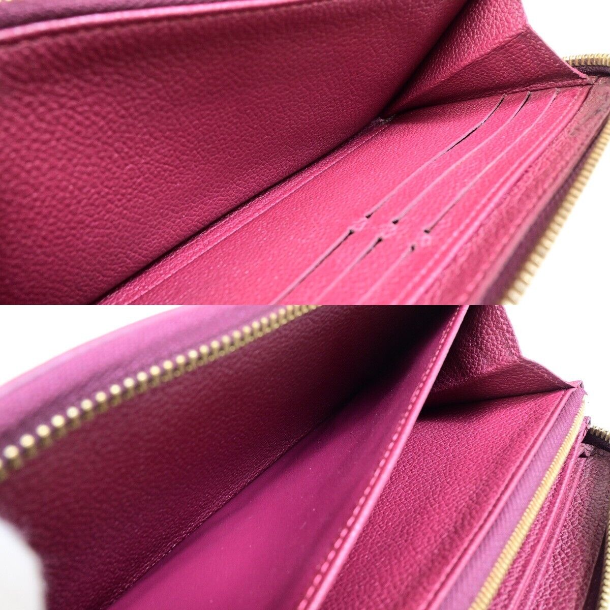 Louis Vuitton Zippy wallet Burgundy Leather Wallet Accessories