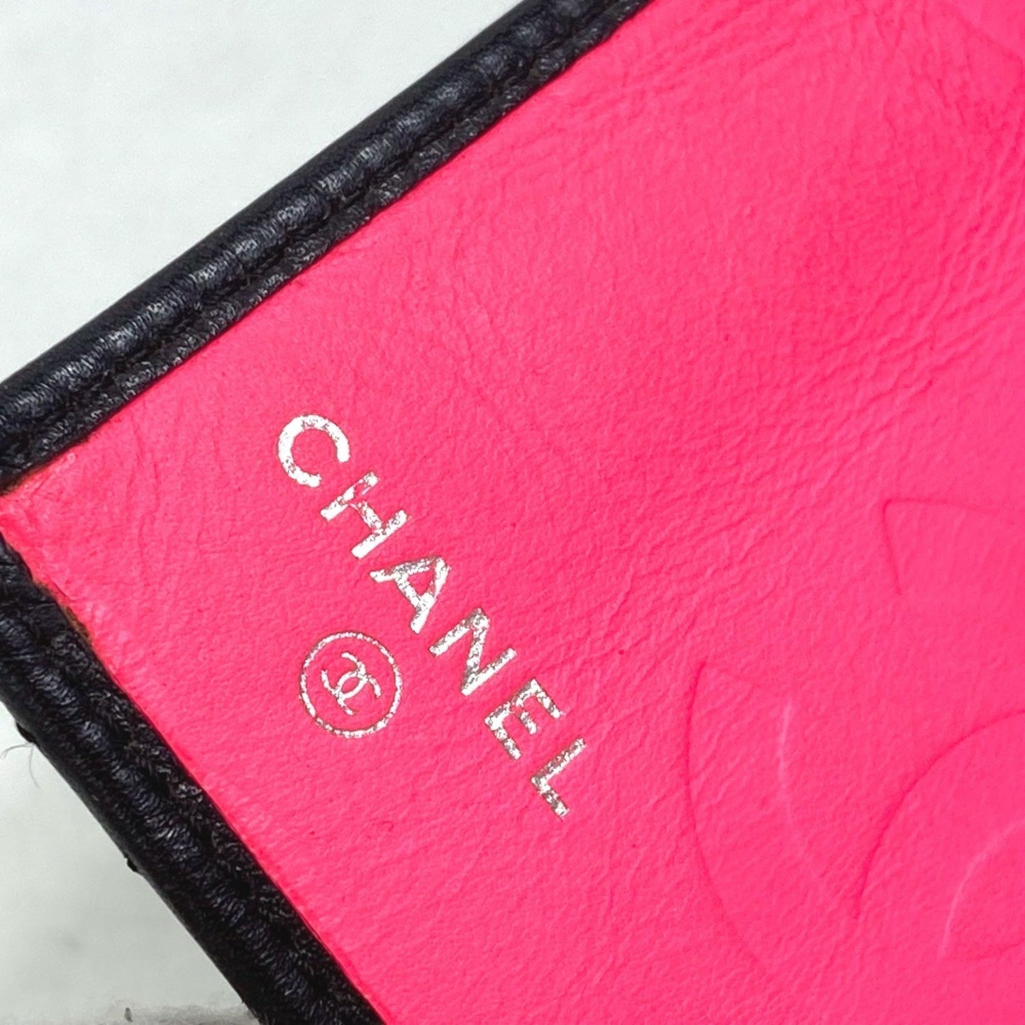 Chanel Cambon Black Leather Wallet Accessories