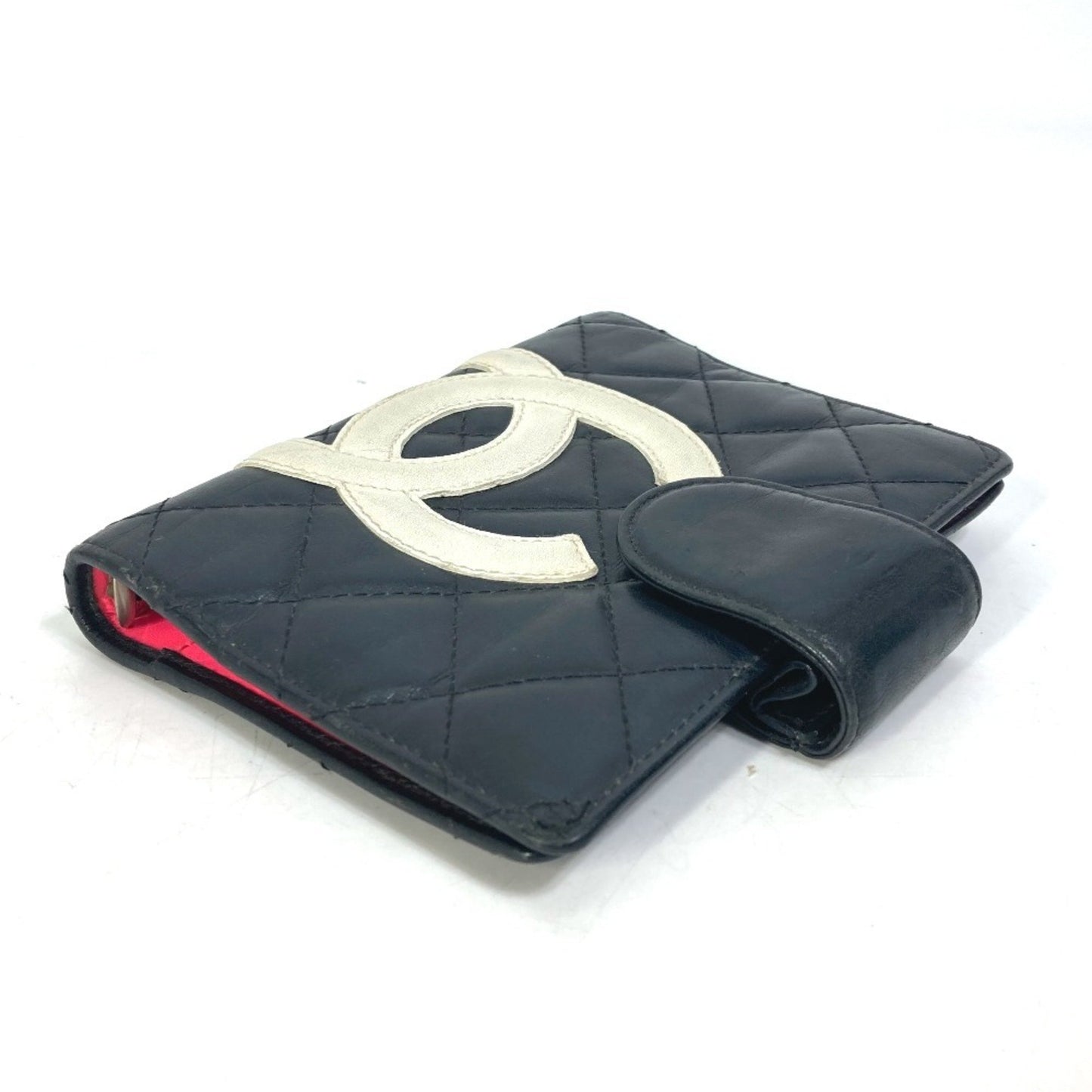 Chanel Cambon Black Leather Wallet Accessories