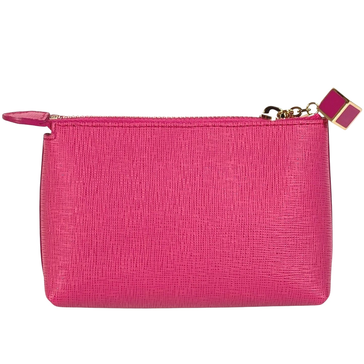 Fendi -- Pink Leather Clutch Bag