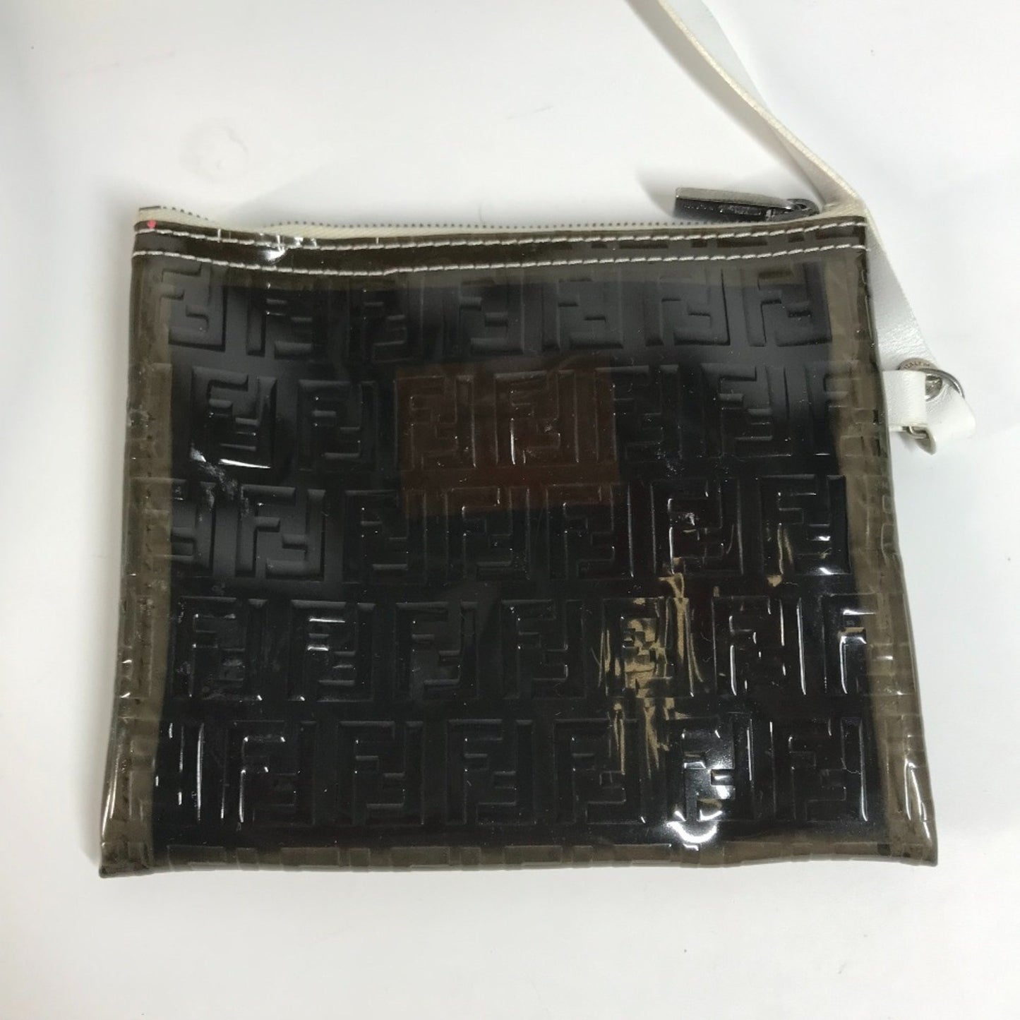 Fendi Zucchino Black Vinyl Tote Bag