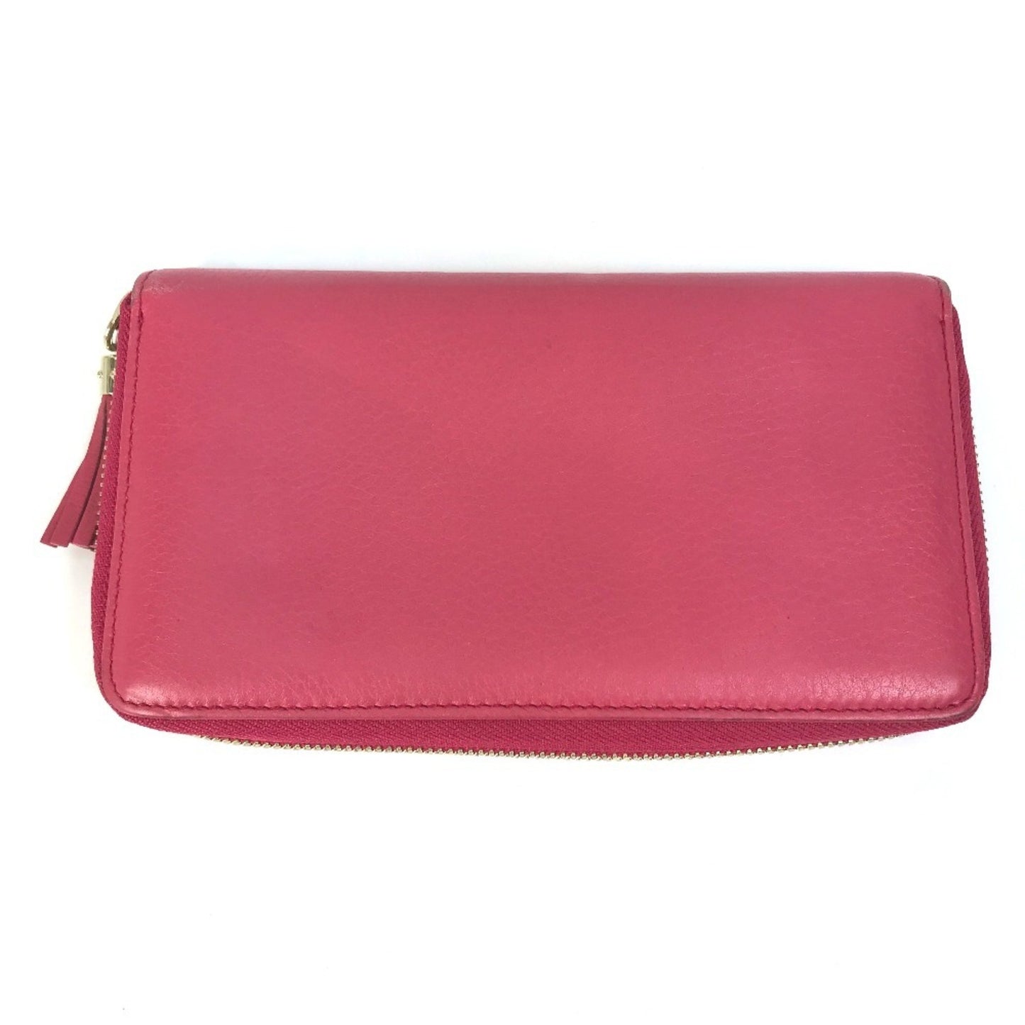 Gucci Zip around Pink Leather Wallet Accessories