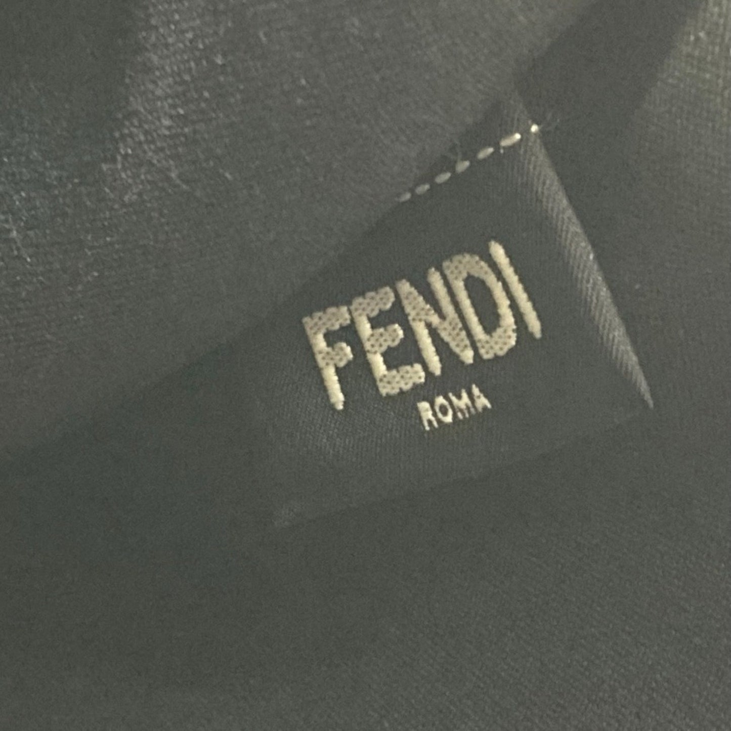 Fendi Karlito Black Fur Clutch Bag