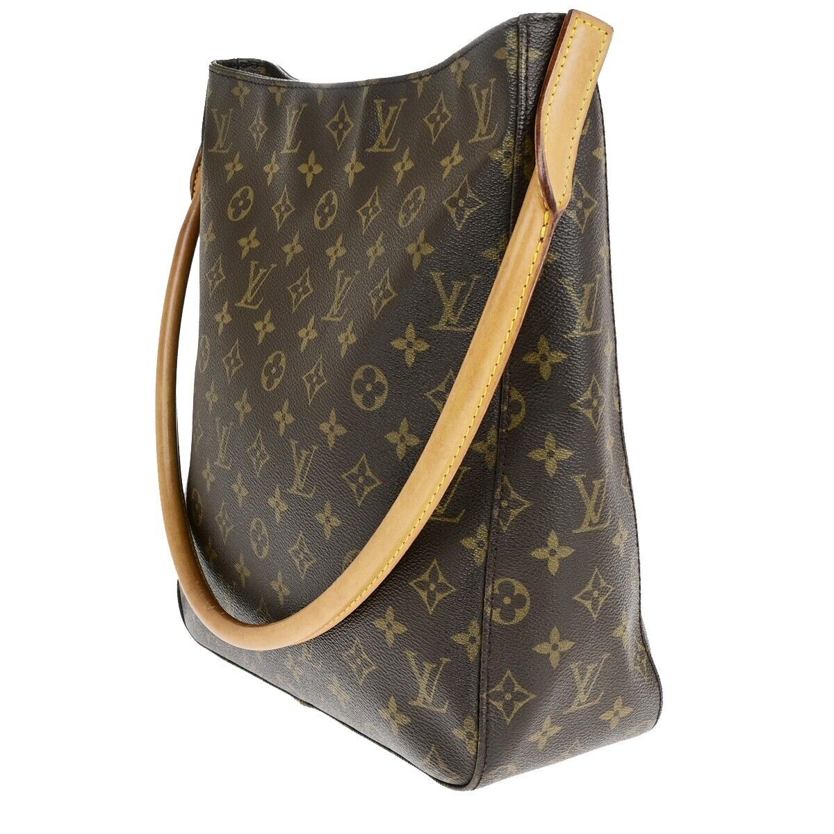 Louis Vuitton Looping GM Brown Canvas Shoulder Bag