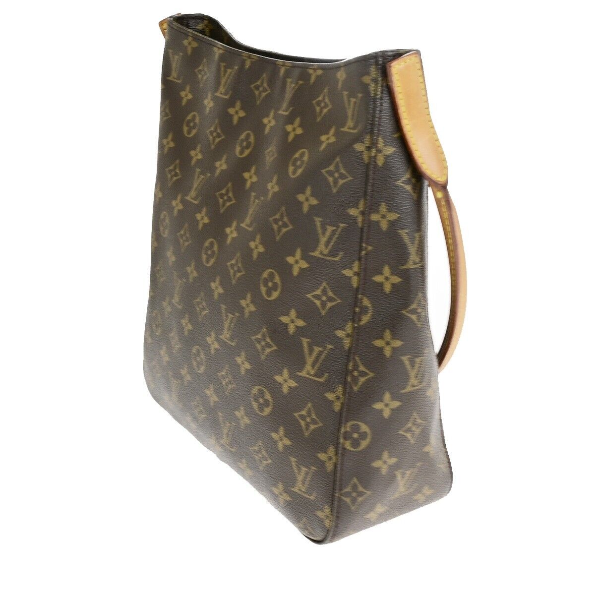 Louis Vuitton Looping GM Brown Canvas Shoulder Bag