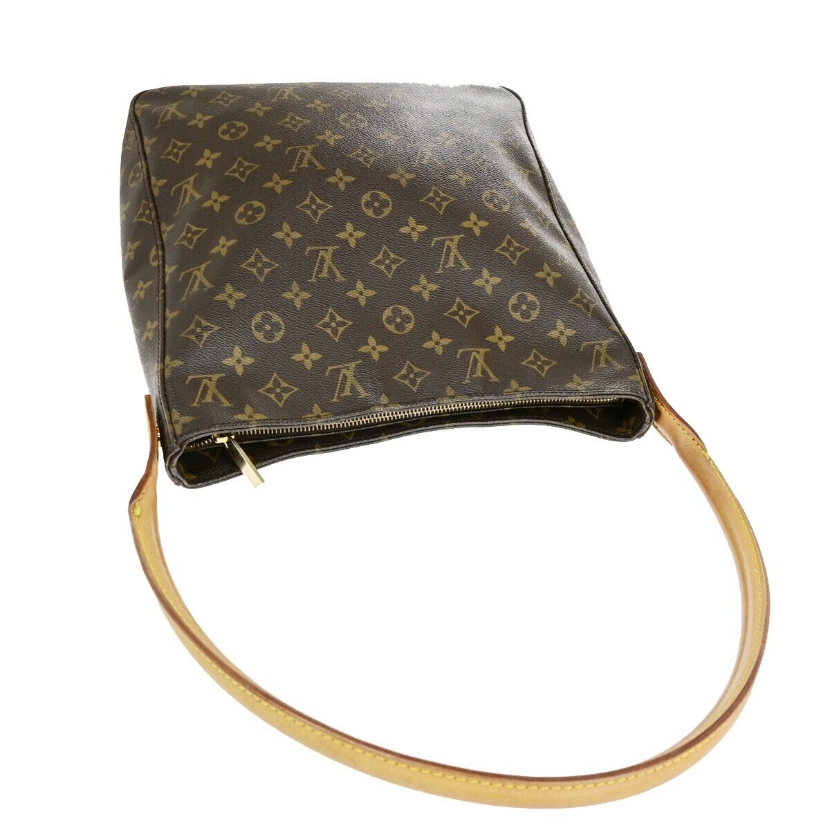 Louis Vuitton Looping GM Brown Canvas Shoulder Bag