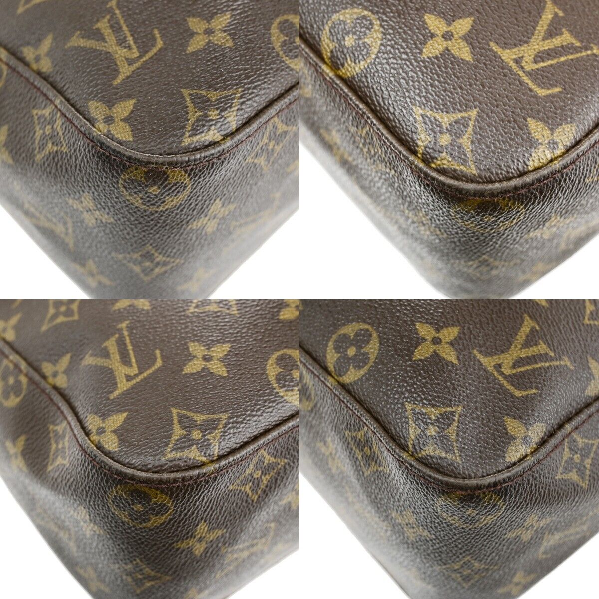 Louis Vuitton Looping GM Brown Canvas Shoulder Bag