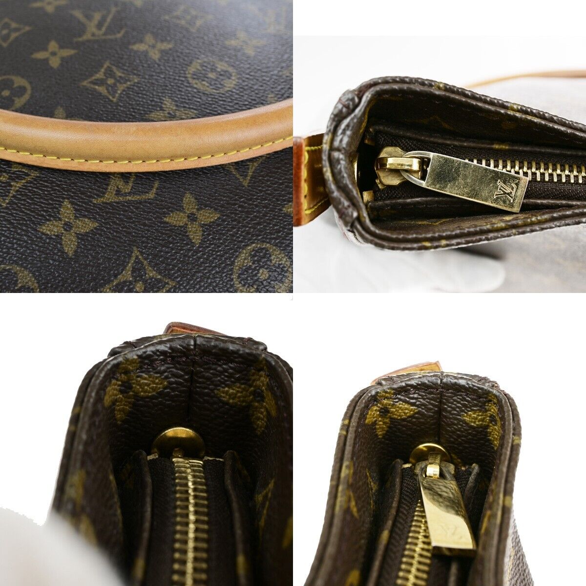 Louis Vuitton Looping GM Brown Canvas Shoulder Bag