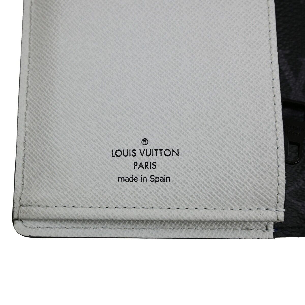 Louis Vuitton Brazza Blue Leather Wallet Accessories