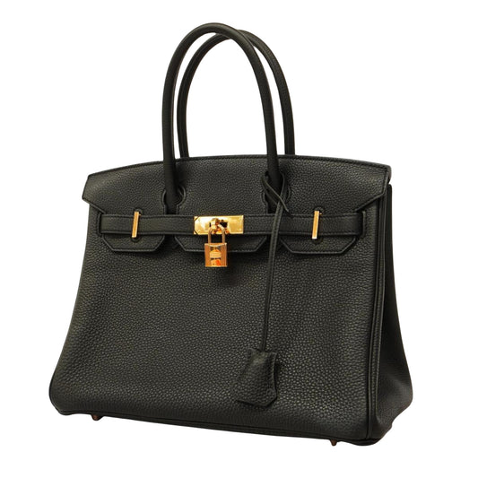 Hermès Birkin 30 Black Leather Hand Bag