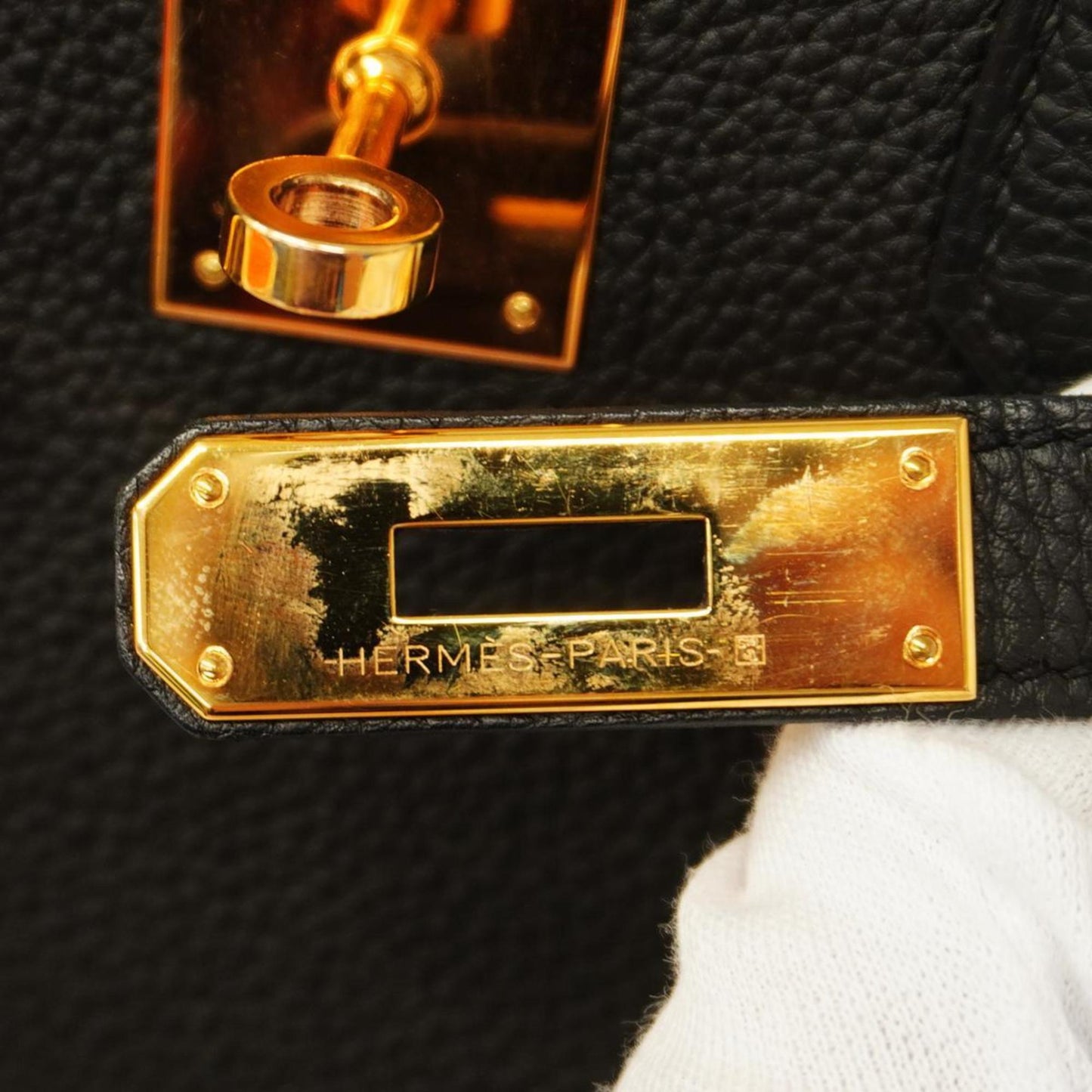 Hermès Birkin 30 Black Leather Hand Bag