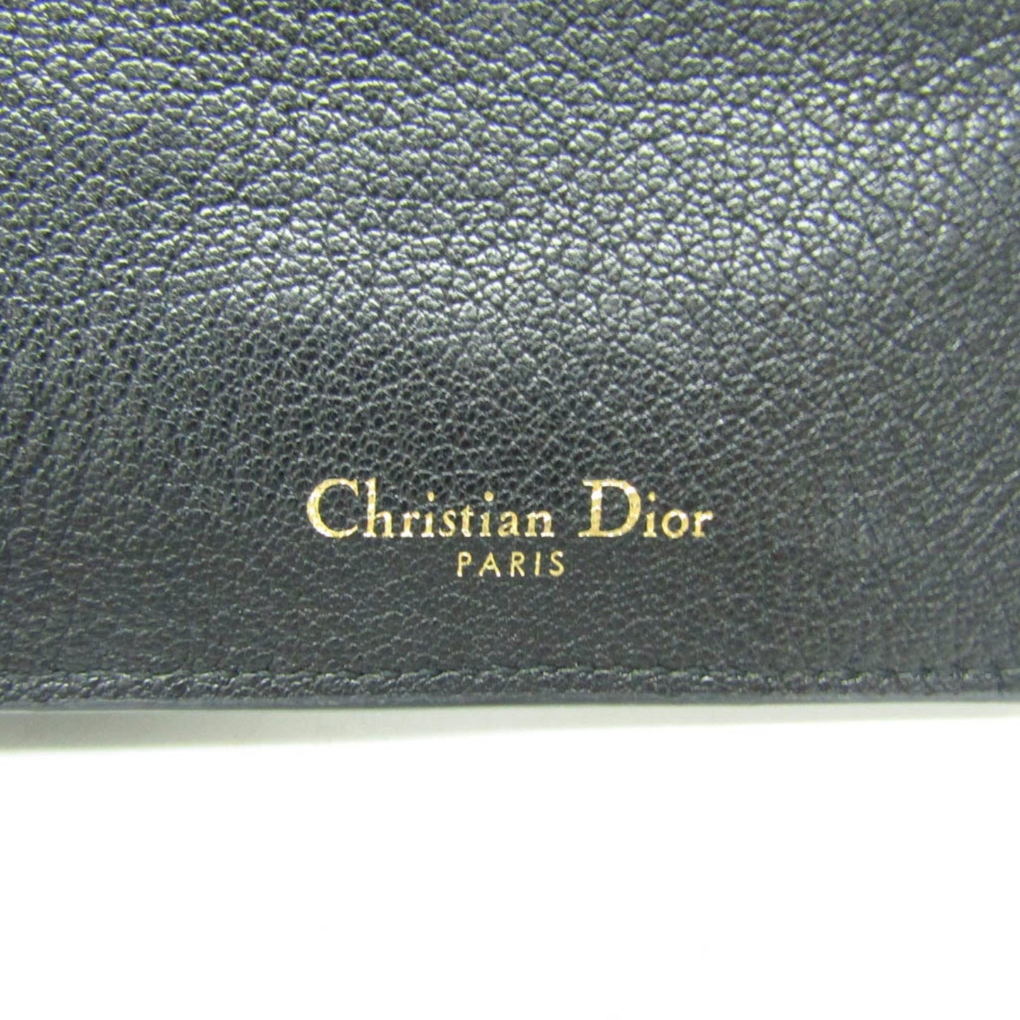 Dior Saddle Black Leather Wallet Accessories