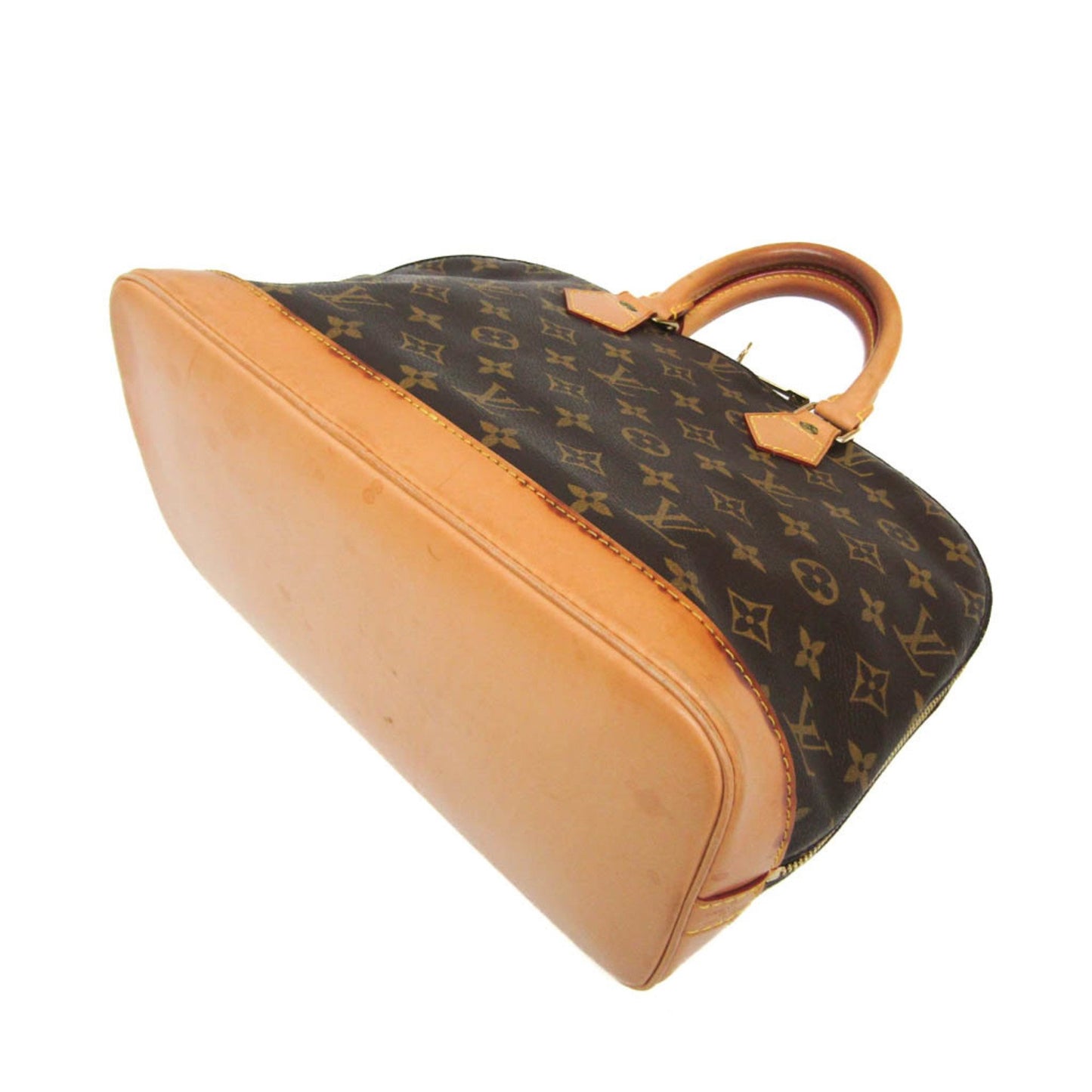 Louis Vuitton Alma Brown Canvas Hand Bag