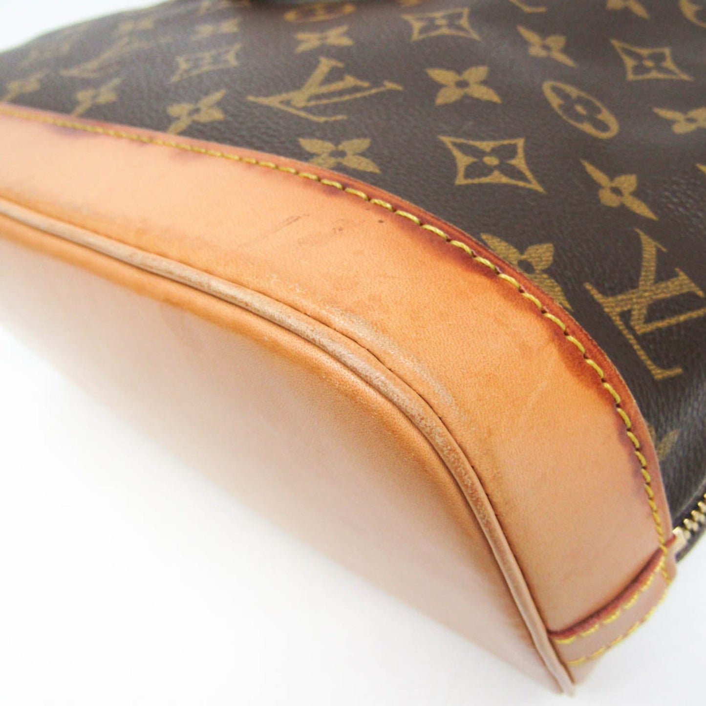 Louis Vuitton Alma Brown Canvas Hand Bag