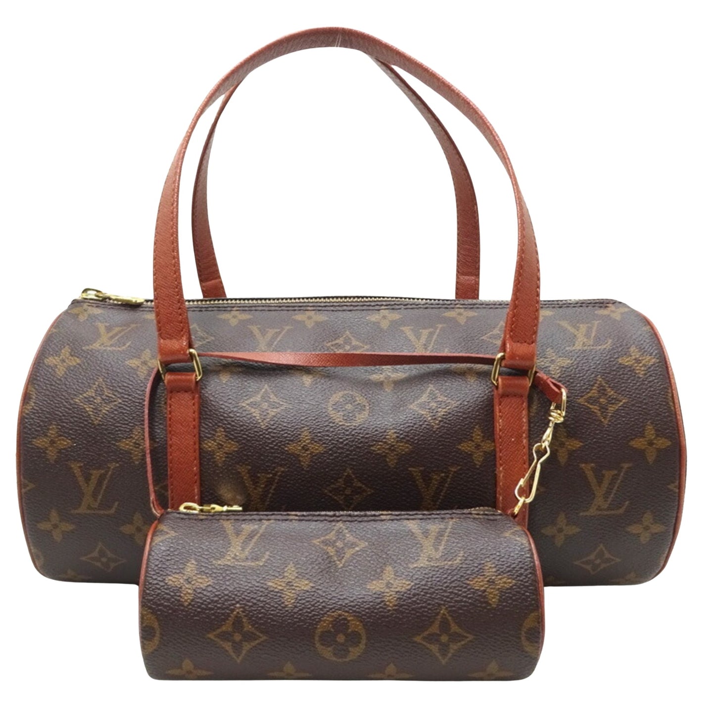 Louis Vuitton Papillon 30 Brown Canvas Hand Bag