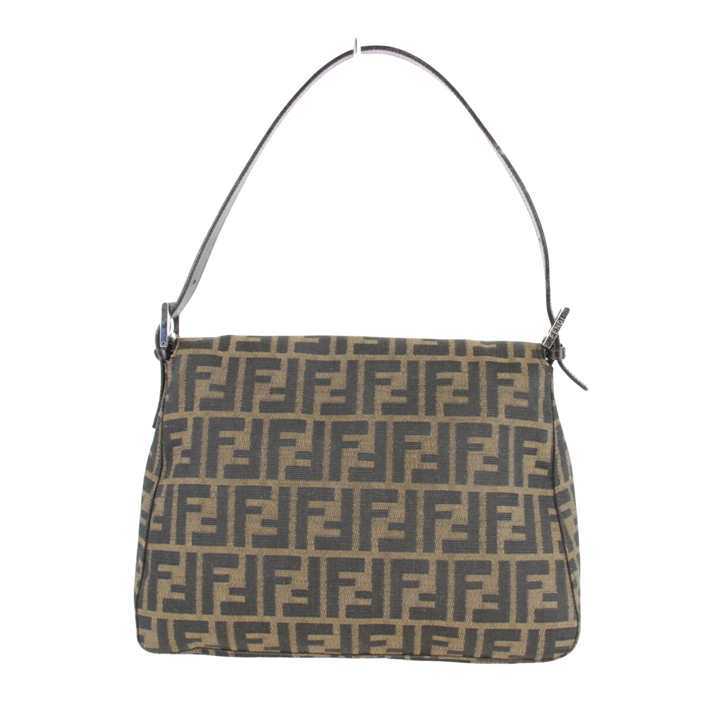 Fendi Mamma Baguette Brown Canvas Shopper Bag