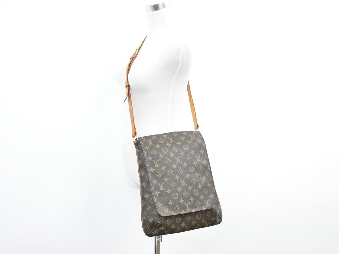 Louis Vuitton Musette Salsa Brown Canvas Shoulder Bag